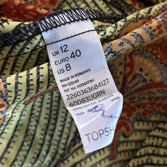 Kate Moss for Topshop Halterneck Kaftan Liberty Dress ASO Blake Lively - Picture 6 of 8